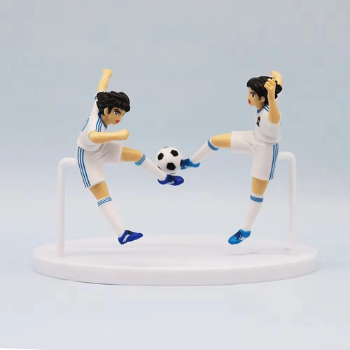 Juego De 6 Figuras De Acción De Pvc Del Capitán Tsubasa, Mod