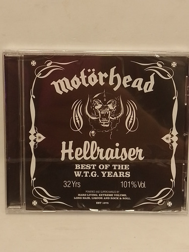 Motorhead Hellraiser Cd Nuevo 