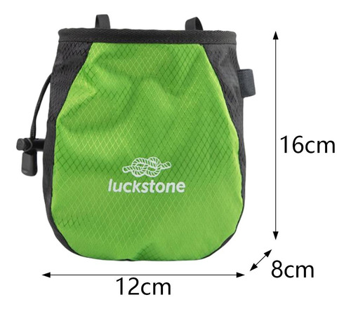 Bolsa De Tiza Con Correa De Cintura Ajustable, Verde