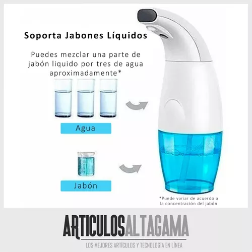 Dispensador De Jabon Liquido Espuma Sin Contacto Automatico