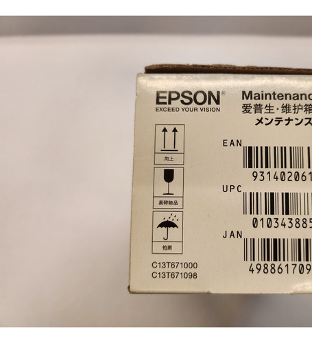 Epson Caja De Mantenimiento Wf-5190 Wf-5690 Wf-r5690 T6710