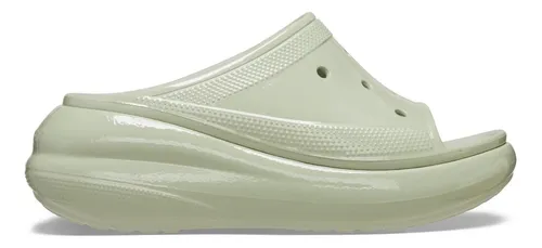 Sandália Crocs Crush High Shine Slide Plaster