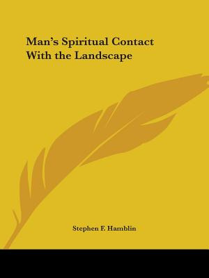 Libro Man's Spiritual Contact With The Landscape - Hambli...