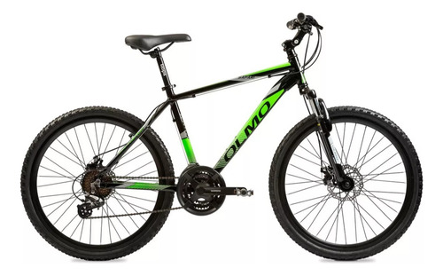 Bicicleta Mtb Olmo Safari 290 Disco Hydraulic R29 Shimano 24 Negro/verde 20 "