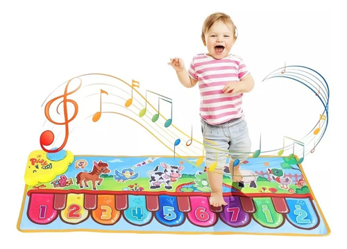 Alfombra Piano Musical Tapete Para Bebés Y Niños