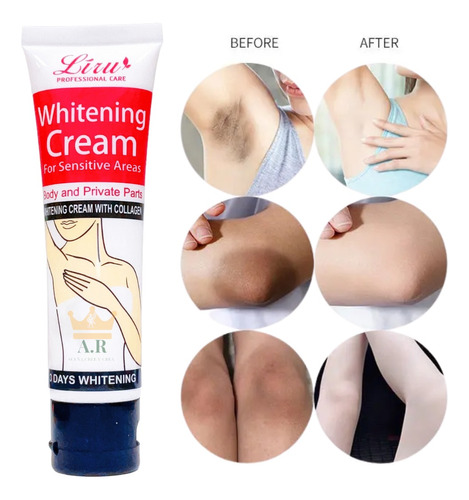 Crema Aclarante Zona Intima Axilas Cuello Codos