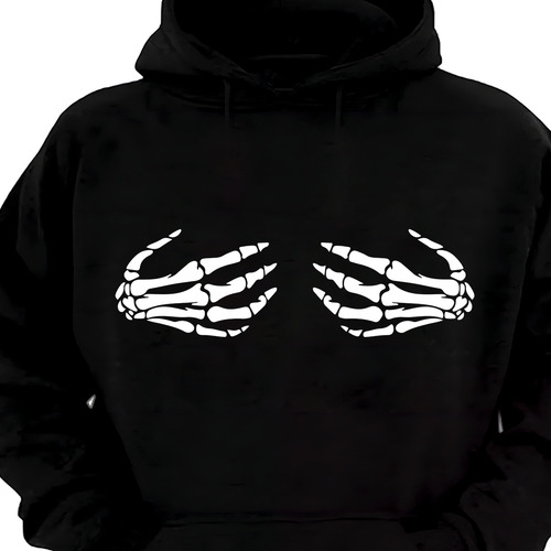 Sudadera Manos Esqueleto Calavera Huesos Hoodie Unisex