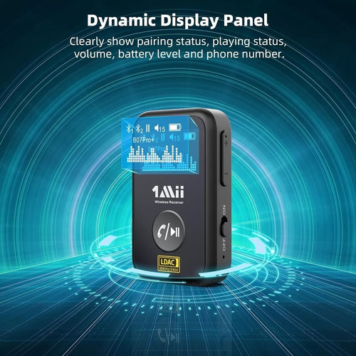Receptor Inalambrico Bluetooth 1mii B07pro+ Ldac Hi-res