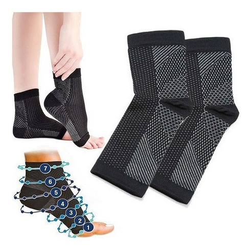 A 2 Pares De Calcetines For Aliviar La Hinchazón De La