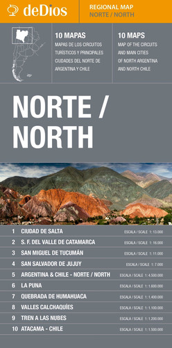 Guia Mapa - Norte - Regional Map - Segunda Edicion - De Dios