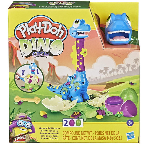 Jugar Doh Dino Crew Growin Tall Bronto Juguete Dinosaur...