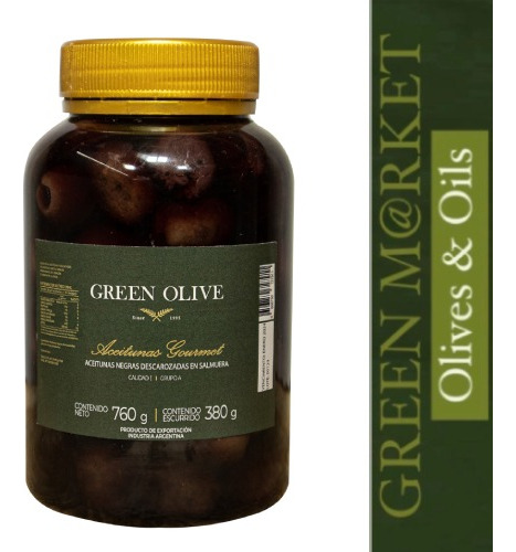 Aceitunas Negras Descarozadas Nº0 Green Olive X 1/2k.