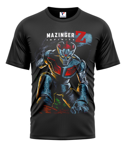 Playera Mazinger Z, Cuello Redondo 100% Algodón