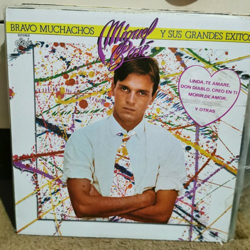 Disco Lp Miguel Bose- Bravo Muchachos