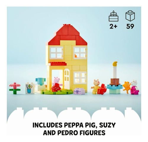 Lego® Duplo® Casa De Cumpleaños De Peppa Pig Juego Con 3