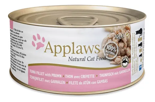 Applaws Gato Sabor Atún Con Camarón Lata 70 Gr