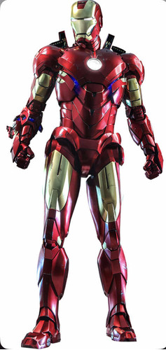 Iron Man 2 Mark Iv 1/4 Marvel Tony Stark Hot Toys Original