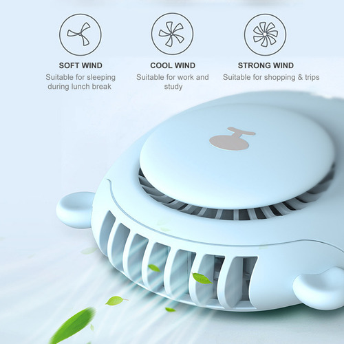 Pj Miniventilador Usb, Ventilador De Cuello, Manos Libres,