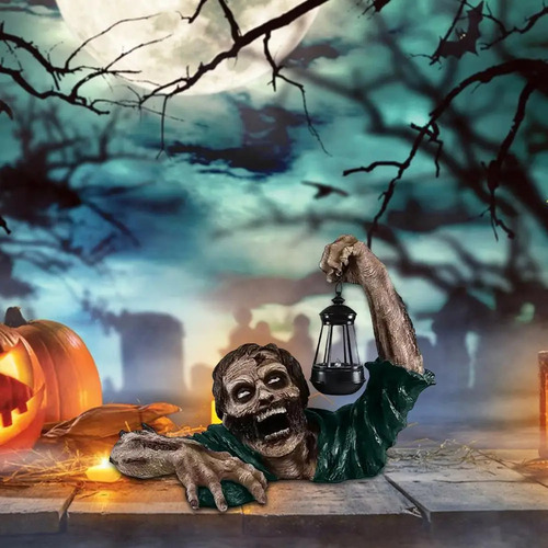 Decoración De Terror Arrastrándose Zombis Para Halloween, At