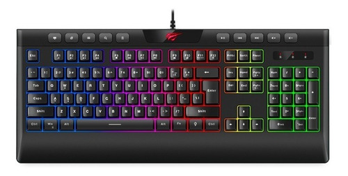 Teclado Gamer Havit Kb487l Retroiluminado Rgb Usb @pd