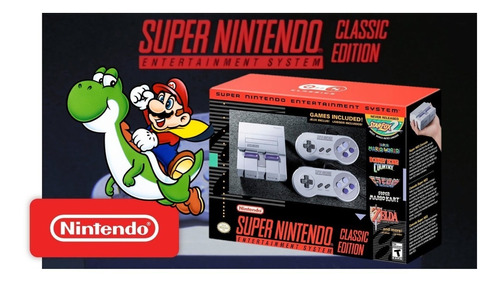 Consola Super Nintendo Con 50 Juegos Classic Edition Snes