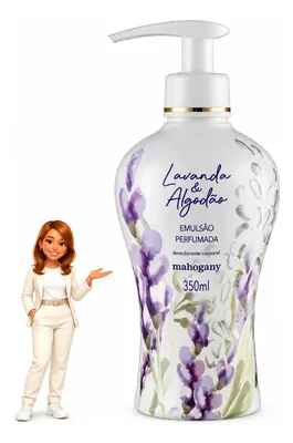 Hidratante Emulsão Corporal Lavanda E Algodão 350ml Mahogany
