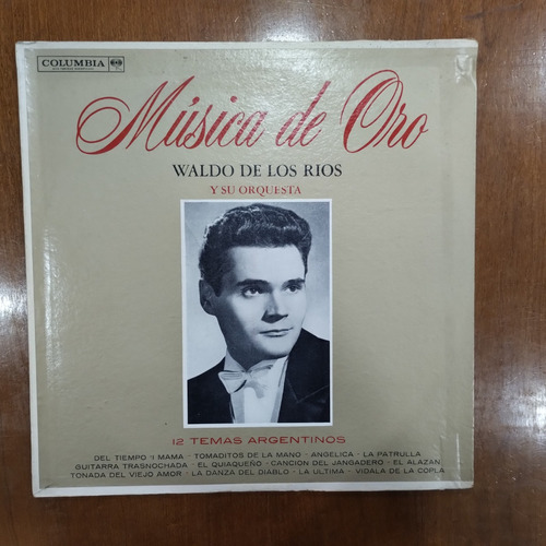 Antiguo Disco Vinilo De Waldo De Los Ríos, Música De Oro Cbs