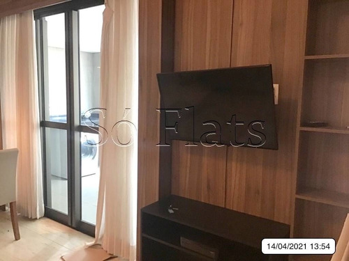 Imagem 7 de 15 de Flat Alto Padrão No Brooklin Com 02 Dorms - Sf34307