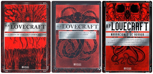 Lovecraft Trilogía, Edición Especial Pasta Dura 3 Tomos