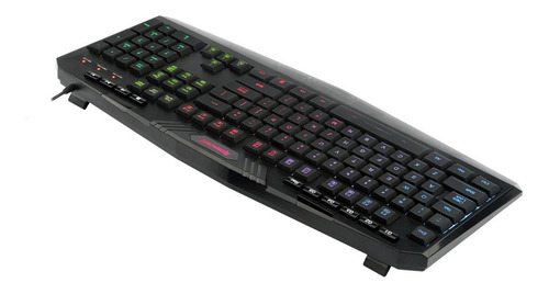 Imagen 5 de 6 de Teclado gamer Redragon Harpe Pro K503A RGB QWERTY español color negro con luz RGB