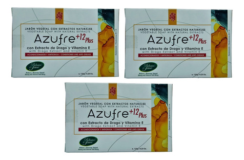 3 Jabon De Azufre 120g - g a $81