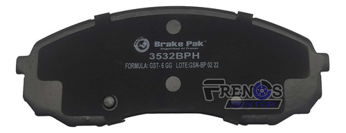 Pastilla Freno Del Brake Pak Para Hyundai H1 Grand Starex