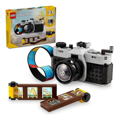 Lego Creator Cámara De Juguete Retro 3 En 1, Se Transforma D