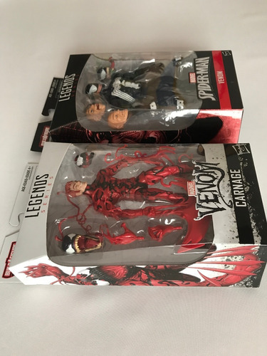 Carnage Y Venom Mcfarlane & Bagley Style Marvel Legends 2fig (Usado)