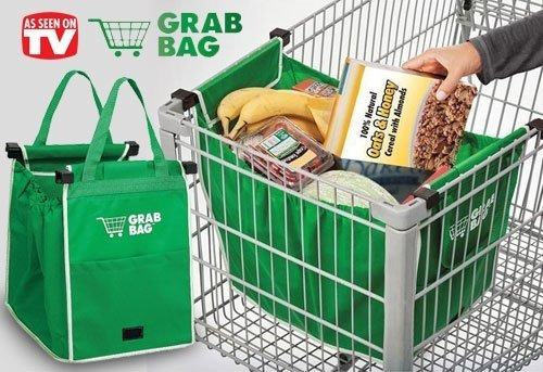 Bolsas Ecológicas Setx2 Reutilizables Para Mercado Grab Bag