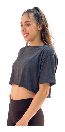 Imagen 2 de 5 de Remera Lauren Polycotton Pupera - Aerofit Sw