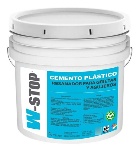Cemento Plástico W-stop - 1 Galon