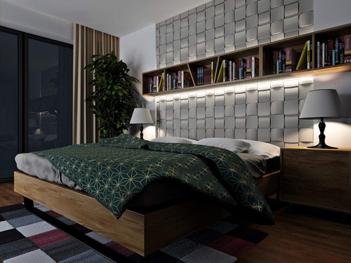 A La Maison Ceilings Rk-swp-pw Rubik - Panel De Pared