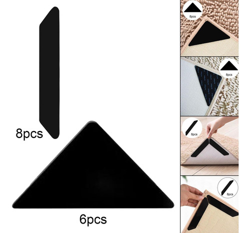 Imagen 6 de 12 de Almohadilla Adhesiva Para Alfombra Triángulo Trapezoidal