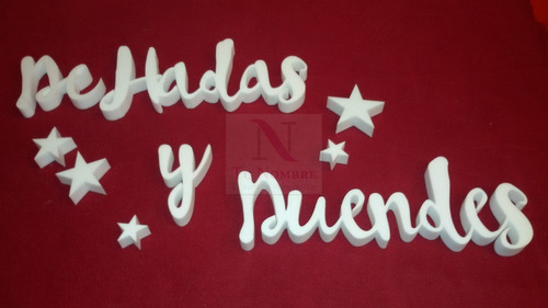 Imagen 3 de 6 de Letras Corporeas 25 Cm Polyfan Carteles Negocios Frases