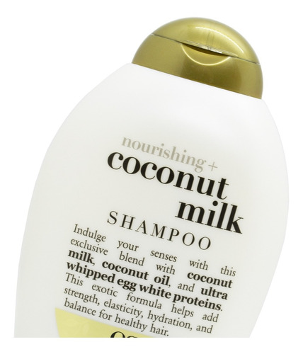 Ogx Coconut Milk Shampoo Coco Nutritivo Cabello Seco X 385ml