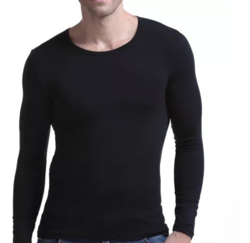 Primera Capa Polera Manga Larga Deportivo Polar Hombre