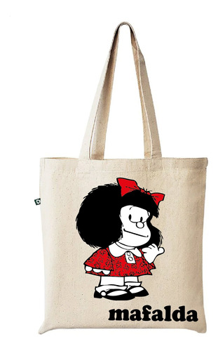 Tote Bag Estampado Mafalda Movie 35 X 40 Cm Romanosmodas