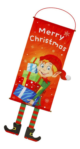 Imagen 3 de 6 de Banner De Pared De Navidad, Tapiz Para Colgar, Arte De Pared