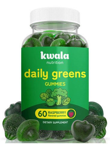 Super Greens Gummies Para Energa E Inmunidad - Con Espirulin