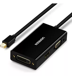 Adaptador Mini Display Port A Hdmi + Vga + Dvi 24+1 Ugreen