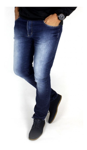 Calça Jeans Com Lycra Slin Masculina