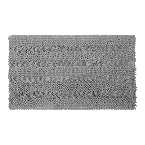 Astor  D Plush Chenille 20  X 34  Mat, Light Grey - Alf...