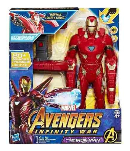 Iron Man Avengers Muñeco Figura Guerra Del Infinito Hasbro