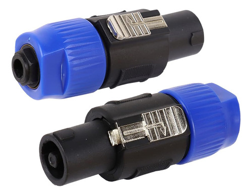 Hbu 2 Paquetes Speakon A 1/4 Conector - 2pcs Speak-on Macho 